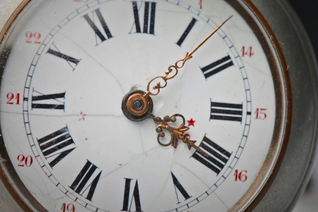 Nahaufnahmefoto Der Uhr